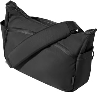 ALPAKA Flight Satchel 11L Messenger Crossbody Bag Black Axoflux 210D
