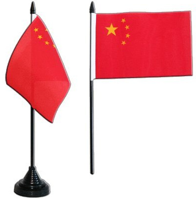 Flaggenfritze® Tischflagge China 10x15 cm