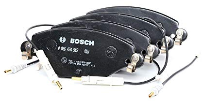 Bosch 986424582 Bremsbelagsatz - (4-teilig) | Bosch-Qualität - für weniger Bremsgeräusche und Bremsstaub - ECE-R90 zertifiziert - kupferfrei - mit Zubehör