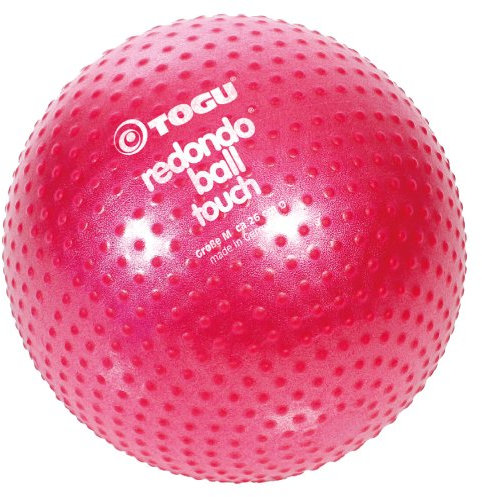 TOGU 493200 Redondo Ball Touch 26 cm Gymnastikball Pilatesball, rubinrot ,