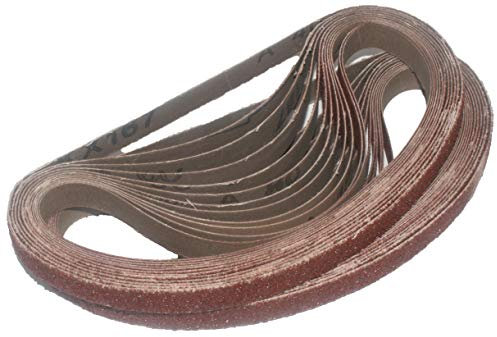 FD Lot de 24 bandes abrasives pour lime électrique Black & Decker Grains assortis : 16 bandes de 40/60/80/120/180/240 13 x 457 mm.