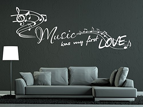 KLEBEHELD® Wandtattoo Music was my first love.