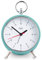 ADE Retro-Wecker CK2008 Mint, analoge Vintage Tischuhr, 3 Lautstärkestufen, Metallgehäuse, altmodisch, mit Snooze-Funktion und Beleuchtung, 10.8 cm