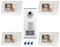 Visiophone Couleur pour 4 logements, 4 Appartements
