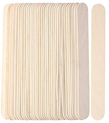 100pcs Wax Applicator Stick Waxing Spatulas Wooden Disposable
