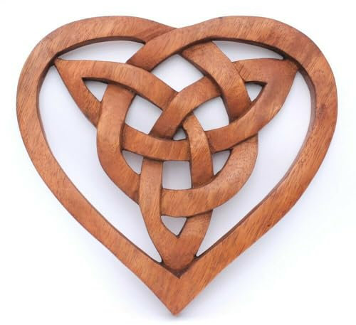 Wandschmuck Wandbild Flavia Keltisches Liebessymbol - aus Holz