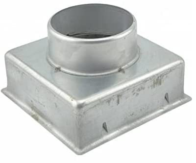 punta para rejilla 18 x 18 diámetro 100 mm Empalme Adaptador para boquilla Chimenea