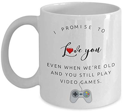 MIPOMALL Valentines Gifts for him Husband Video Games Xbox her Funny Cheap Unusual Men Teenager Day Best Boyfriend Quirky Bestie Male Coffee Mug