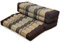 livasia Meditationskissen faltbar klappbar - 72x50x12cm - Zafukissen Zabuton für Yoga und Meditation, Meditationssitz mit Kapok, Sitzkissen Schneidersitz zum Klappen, handgefertigt (Braun)