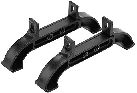 Wendry PC Water Cooling Pump Bracket, 11.4cm Length, Desktop Compatible, Black Plastic Metal Bracket for Computer Water Cooling System