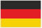 Aufkleber Deutschland-Flagge I Auto-Sticker Fan-Artikel Fahne schwarz rot Gold I außenklebend wetterfest I kfz037