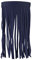 York Fliegenfransen mit Klettverschluss Classic Fliegenstirnband Fliegenschutz (Pony, dunkelblau)
