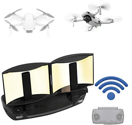 DJFEI Signal Booster Range Extender für DJI Mavic Mini Fernbedienung, Aluminium Signalverstärker Controller Signal Booster für DJI Mavic Pro, Mavic 2, Mavic Air, Spark