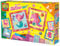 SES Creative 14645 Glitzerkunst ohne Kleckern - Sauberes Glitzer Bastelset für Kinder, Pink, Medium