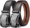 BOSTANTEN 2 Stück Ledergürtel Herren Leder Gürtel mit Automatik Schnalle Jeans Belt Sets