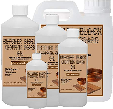 Chopping Board Oil 100% Food Grade Mineral Oil Butchers Block Oil (2 Litre)