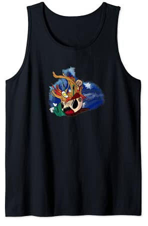 Angry Ramen Suppe Anime Style Tank Top