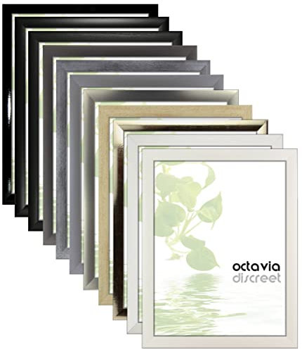 myposterframe Bilderrahmen 50 x 75 cm Octavia Champagner mit Kunstglas klar