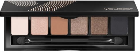 youstar SMOKEY BROWN Colour Palette | Ideal für Smokey-Eye-Looks mit matten und schimmernden Farben, Lidschatten Palette, Eyeshadow Smokey Palette