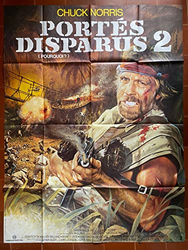 Affiche PORTES DISPARUS 2 Lance HOOL Chuck NORRIS 120x160cm