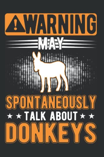 Esel Tagesplaner: May spontaneously talk about Donkeys Maultier Esel / Kalender 2023 & 2024 / Wochenplaner Tagesplaner Planer / Planungsbuch To-Do-Liste / 6x9 Zoll / 100 ausfüllbare Seiten