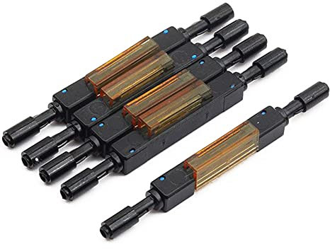DAZZLEEX 10 unids L925B fibra óptica conector rápido empalme mecánico para cable de suspensión para ingeniería FTTH y reparación de cables ópticos
