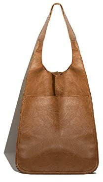 ADITAM Große Tragetaschen für Frauen Hobo- und Umhängetaschen Weiches Leder Vintage Übergroße Einkaufstasche Leichte Arbeitstasche Handtaschen mit großer Kapazität Double The Comfort