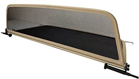 PureWind Windschott kompatibel mit BMW E36 3er Baujahr 1993-1999 (Beige) – Windschott Universal mit Schnellverschluss inkl. Tasche