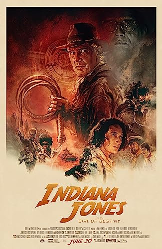 BigWigPrints Poster Indiana Jones und das Zifferblatt des Schicksals, 6 Stück (28,9 x 43,2 cm)