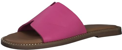 Tamaris Damen Pantolette Leder flach