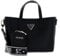 GUESS fourre-Tout en Laiton, Mini Main Sac à bandoulière Femme, Noir, Taille Unique