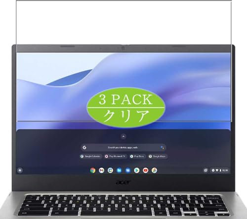 VacFun Lot de 3 Film de Protection d'écran, compatible avec Acer Chromebook Vero 514 CBV514-1H CBV514-1HT 14 Laptop, Film Protecteur Screen Protector (non vitre verre trempé)