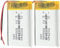 3.7 V 500 MAh 502540 Lipo Polymer Lithium Ion Battery, Rechargeable For Power Bank Driving Recorder Induction Lamp,2 Pieces.