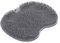 1 brosse de lavage des pieds, brosse à ventouse pour le dos, outil de salle de bain, tapis de bain de massage pour les pieds, tapis de douche