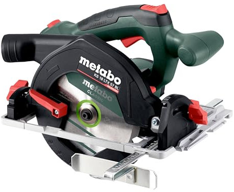Metabo KS 18 LTX 57 BL Scie circulaire portative sans fil Profondeur de coupe max. (90°) 57 mm sans batterie, sans char
