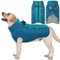 Hjyokuso Hundemantel Wasserdicht, Hundejacke Winter, Hundemantel Mit Geschirr Für Kleine Mittelgroße Grosse Hunde, Winddichte Wintermantel Hund Mit Reflektorstreifen Und ReißVerschluss - XL
