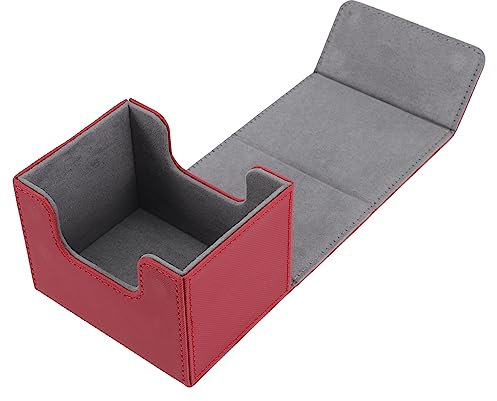 BCOATH Scatola Da 3 Pezzi in Pelle Per Carte Da Gioco Porta Carte Da Poker Porta Carte Da Gioco in Pelle Pu Antigraffio