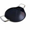 Black Round Plancha Griddle Grill Pan 28cm /11'' Ceramic Non-Stick PFAS PFOA Free, Works on Gas, Ceramic, Electric & Induction Cooktops