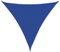 vidaXL Voile d'ombrage 160 g/m² Triangulaire Bleu 5x5x5 m PEHD, Voile de Soleil, Voile d’ombrage, Store de Patio, Voile de Pare-Soleil