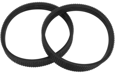 2 Stück Gummihobelband für Handhobel, 4 Zähne 2.4mm