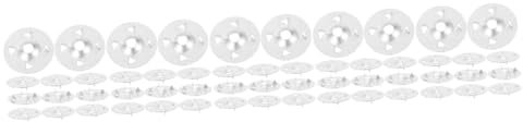 DIYEAH 5 Sätze Schaumstoffplatten Unterlegscheiben Für Befestigung Und Fixierung Von Isolierplatten Stabile Und Langlebige Unterlegscheiben Für Innen Und Außenanwendungen 100 Stück * 5