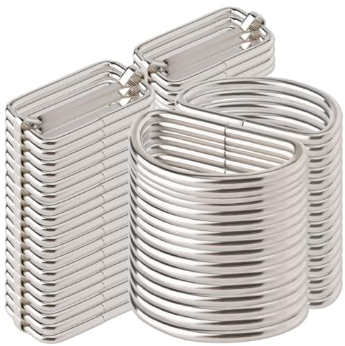 GUBOCA 80 PCS D Ring und Schiebeschnalle aus Metall,Taschenzubehör Zum Nähen,für Rucksäcke,Handtaschen,Gürtel,Basteln,Heimwerken