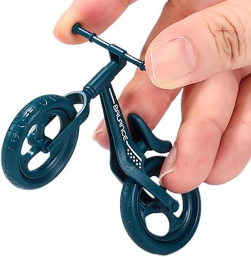 Zcccc Mini Finger Mountainbike Desktop Dekoration Radfahren Figur Zufällige Farbe Kleine Mountain Cycling Figur Finger Spielen