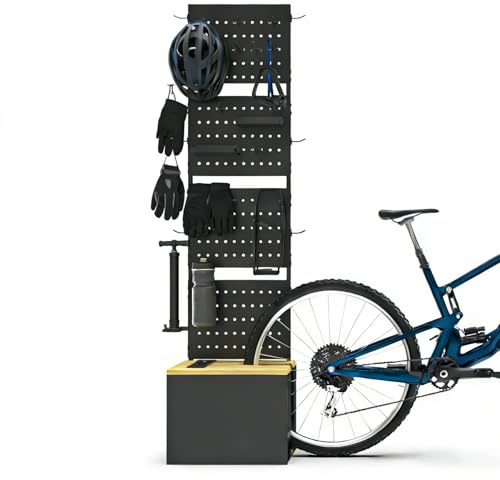 alltoo Bicycle Stands,4-in-1 bicycle parking box, Bike Rack, shoe bench, and storage shelf, suitable for garages, entryways, and balconies (UKP)