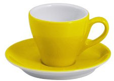 Dibbern Solid Color Espressotasse aus Porzellan, Farbe: Sonnengelb, Durchmesser: 7 cm, 20 140 000 12