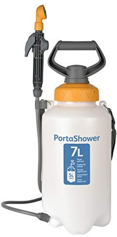 Hozelock 4 in 1 Porta Shower tragbarer Sprüher