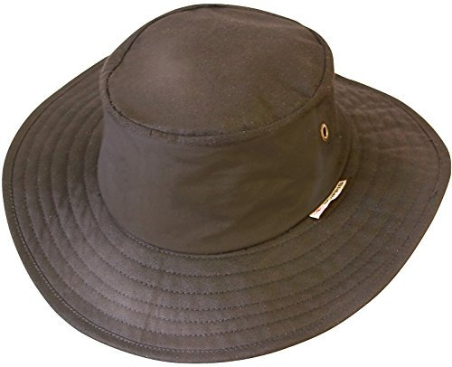 Scippis Westernhut Cowboyhut Oilskin Jack Wetterfest Braun Gr. XL