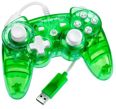 Manette PS3 Rock Candy - vert