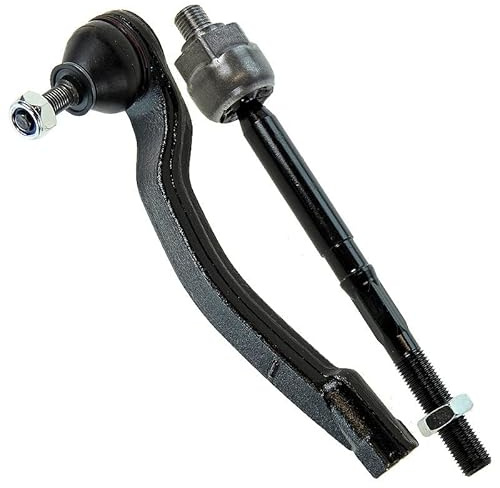 BESTPRICE 1x Spurstange vorne links & rechts, 1x Spurstangenkopf vorne rechts Kompatibel mit RENAULT SCÉNIC II (JM0/1_), MEGANE II (BM0/1_, CM0/1_) (EM0/1_) (KM0/1_) (LM0/1_)