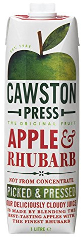 Cawston Press Apple & Rhubarb Juice 1000ml X 5 (Pack of 5